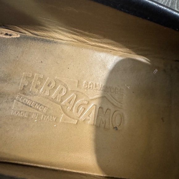 Salvatore Ferragamo Black Loafers with Polished Finish - Picture 4 of 13